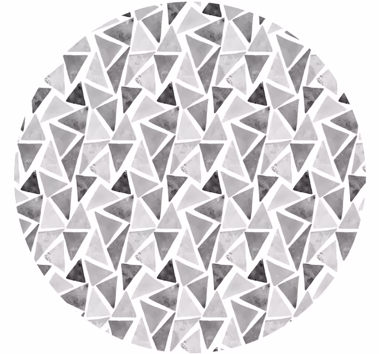 Tenda a rullo camera da letto triangoli grigi - TenStickers