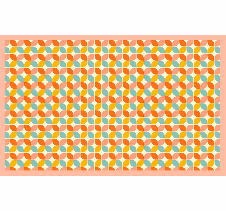 Tenda a rullo camera da letto quadrati multicolore - TenStickers