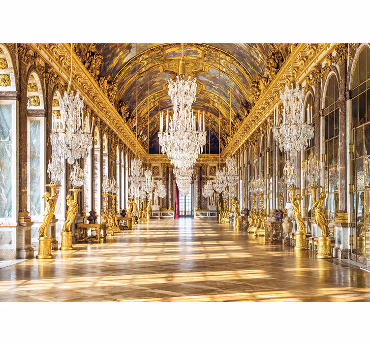 Tenda a rullo soggiorno castello di versailles - TenStickers