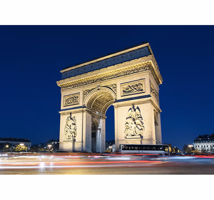 Tenda a rullo soggiorno arco di trionfo parigi - TenStickers