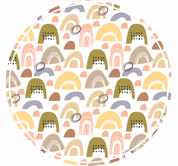 Tenda a rullo cameretta arcobaleno nordico - TenStickers