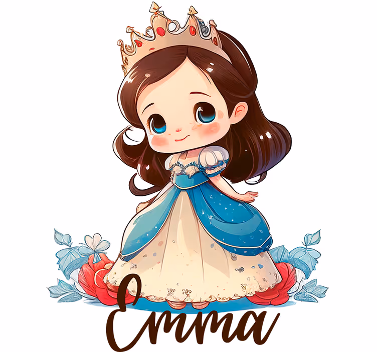 Tenda a rullo cameretta principessa bambina - TenStickers