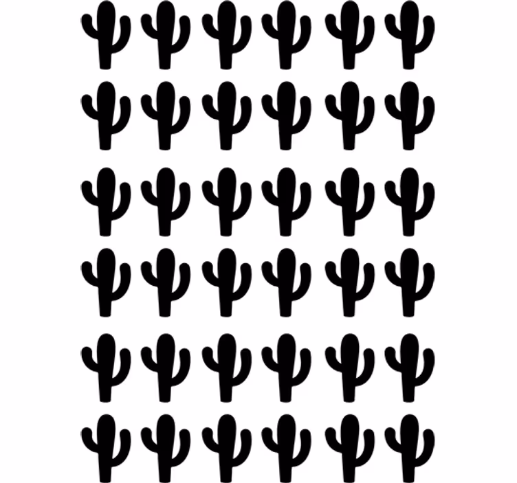 Tenda a rullo camera ragazzi adesivi cactus - TenStickers