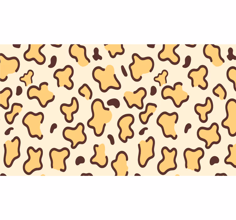 Tenda a rullo beige macchie di giraffa - TenStickers