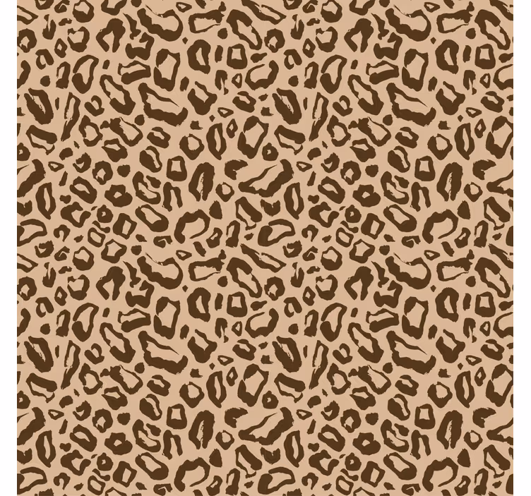 Tenda a rullo beige macchie di leopardo grandi e piccole - TenStickers
