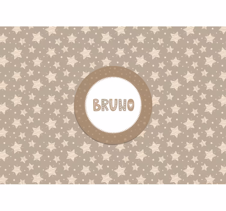 Tenda a rullo neonati stelle a righe - TenStickers