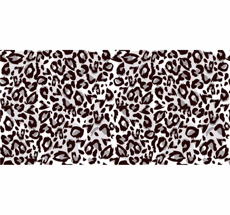 Tenda a rullo nera leopardo nero - TenStickers