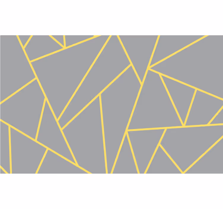 Tenda a rullo grigia triangoli pantone due - TenStickers