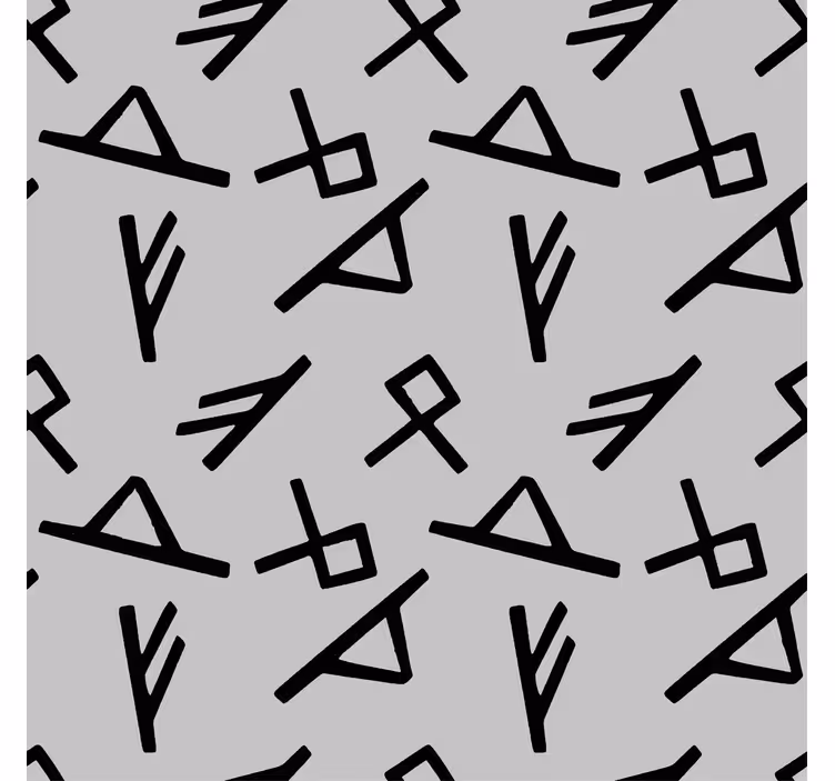 Tenda a rullo grigia design nordico grigio e nero - TenStickers
