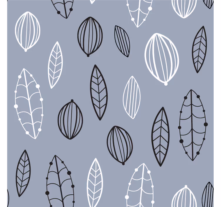 Tenda a rullo bagno floreale nordico - TenStickers