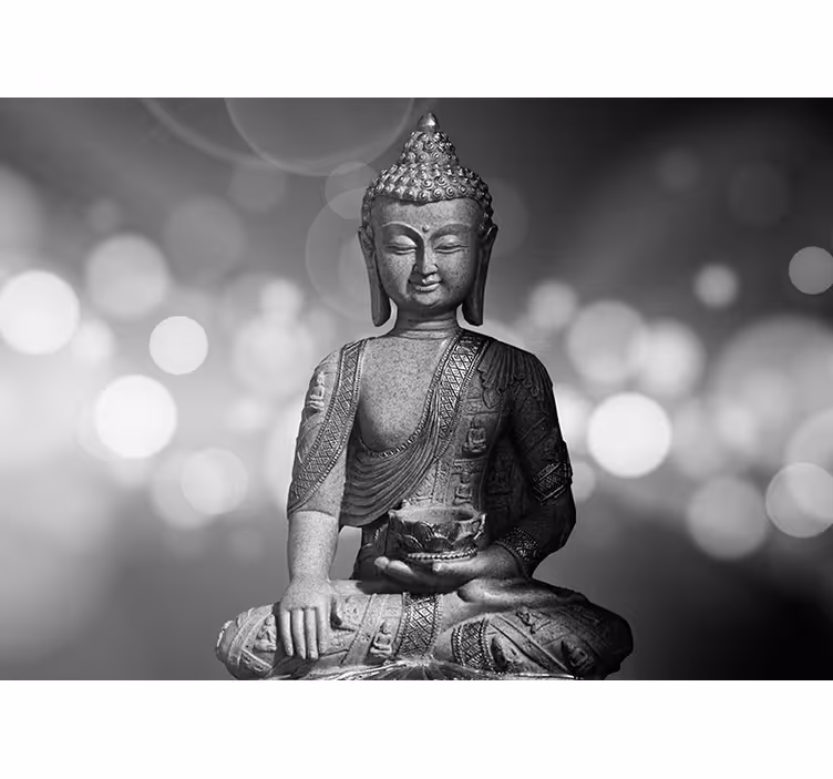 Tenda a rullo zen ritratto di buddha serene - TenStickers