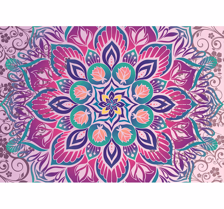 Tenda a rullo zen motivo mandala - TenStickers