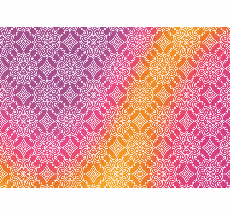 Tenda a rullo esterni design rustico rosa - TenStickers
