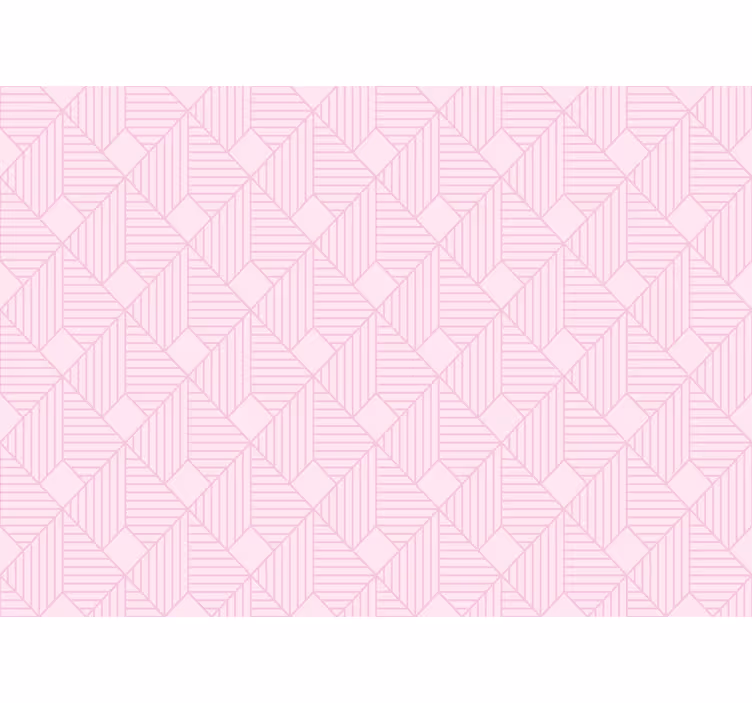 Tenda a rullo esterni motivo geometrico astratto rosa - TenStickers
