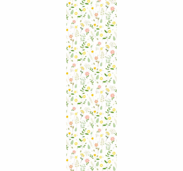 Tenda a rullo esterni design floreale multicolore - TenStickers
