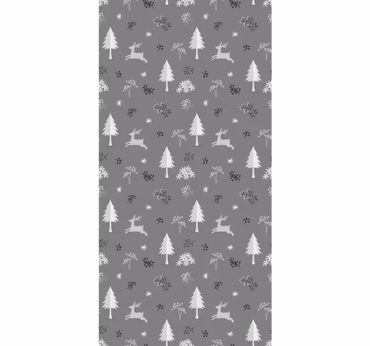 Tenda a rullo neonati cervo grigio - TenStickers