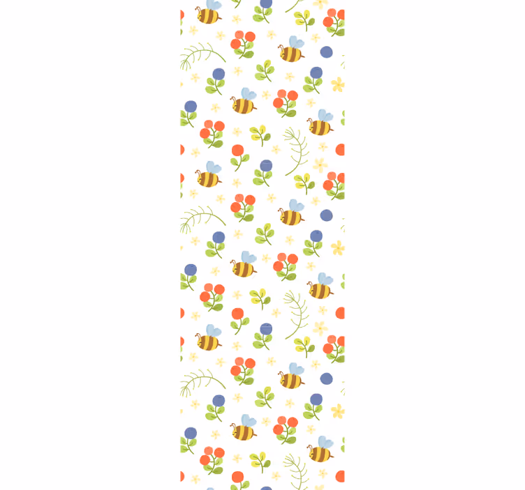 Tenda a rullo neonati design api carine - TenStickers
