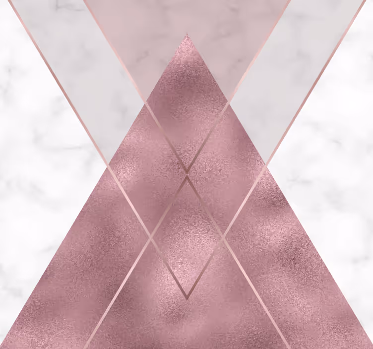 Tenda a rullo corridoio marmo rosa e grigio - TenStickers