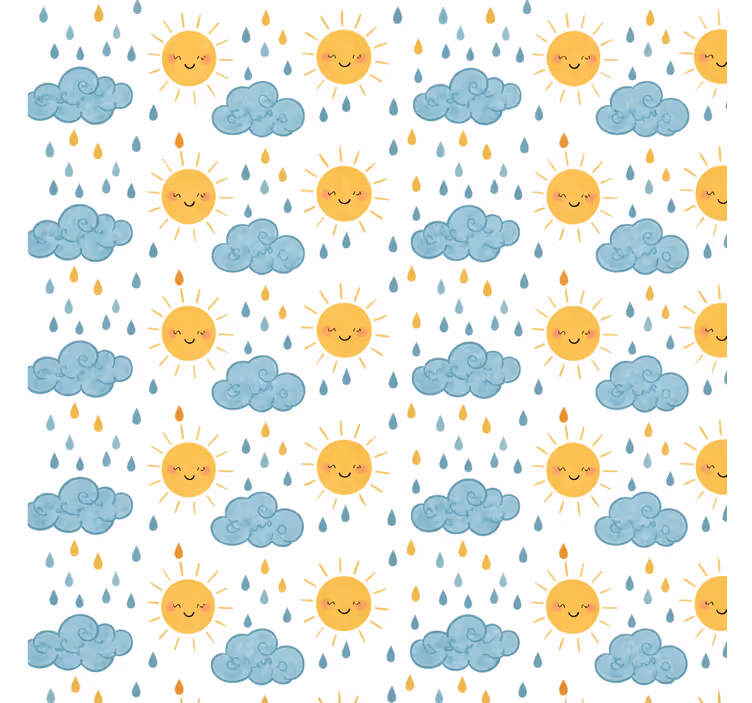Tenda a rullo bagno larghezza 300 motivo felice - TenStickers