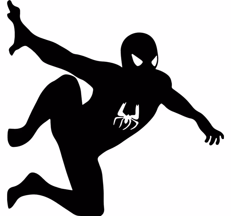Tenda a rullo supereroi spiderman sul muro - TenStickers