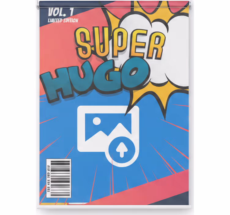 Tenda a rullo supereroi fumetto personalizzato - TenStickers