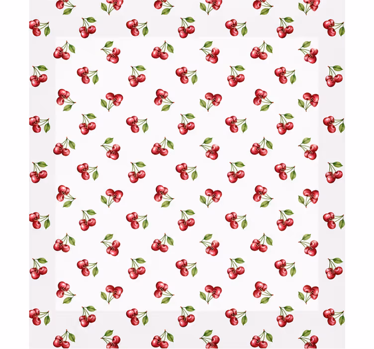 Tenda a rullo camera da letto motivo ciliegia 180x180 - TenStickers