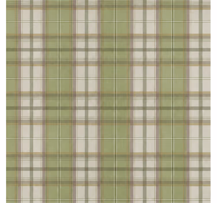 Tenda a rullo verde motivo tartan kilt - TenStickers