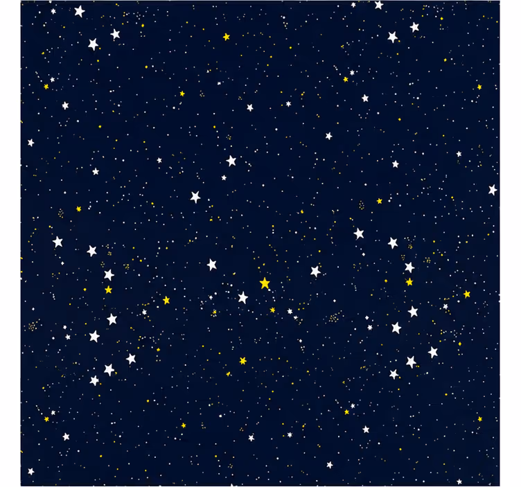 Tenda a rullo blu cielo notturno stellato - TenStickers