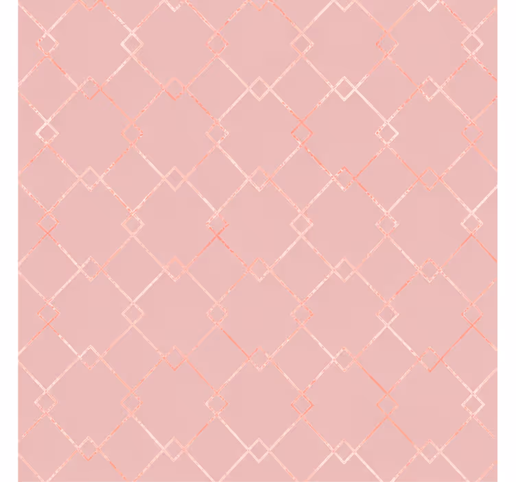 Tenda a rullo rosa motivo quadrati moderni - TenStickers