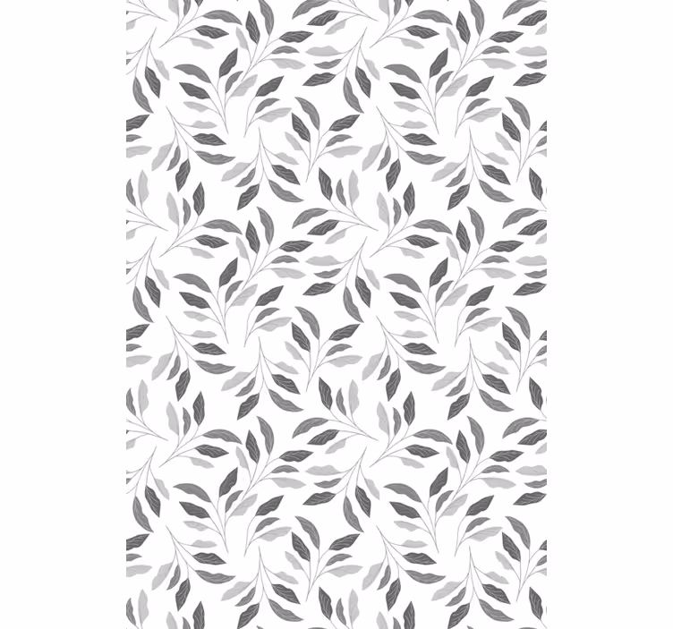 Tenda a rullo fiori eleganza frondosa - TenStickers
