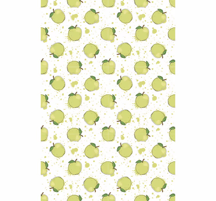 Tende a rullo frutta e verdura matrice di mele verdi - TenStickers