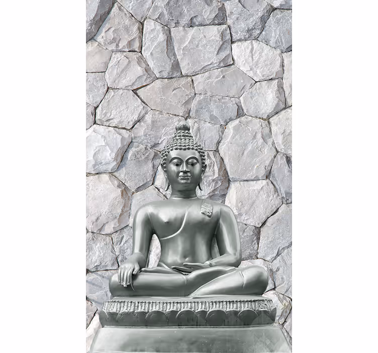 Tende a rullo cameretta Buddha effetto pietra - TenStickers