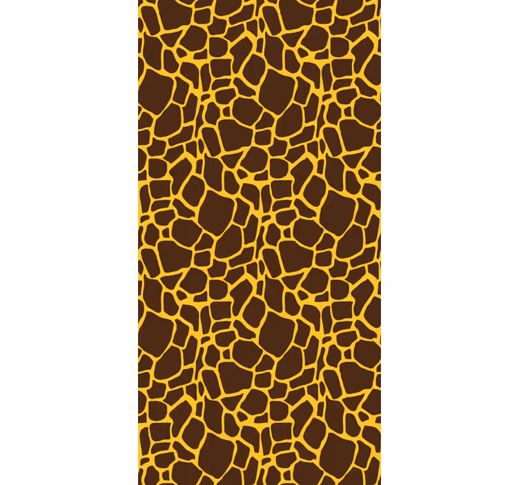 Tenda a rullo animali modello giraffa - TenStickers