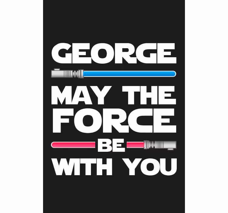 Tenda a rullo serie e film frase sci-fi personalizzabile - TenStickers