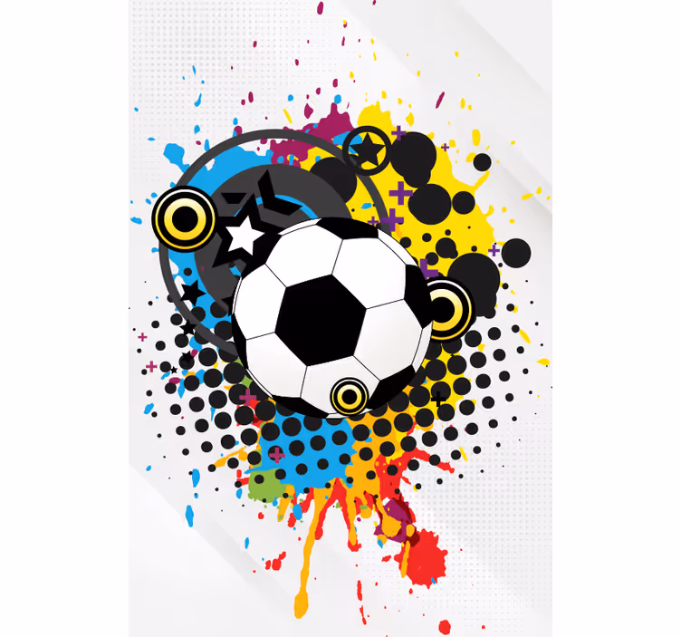 Tenda a rullo sport calcio artistico - TenStickers