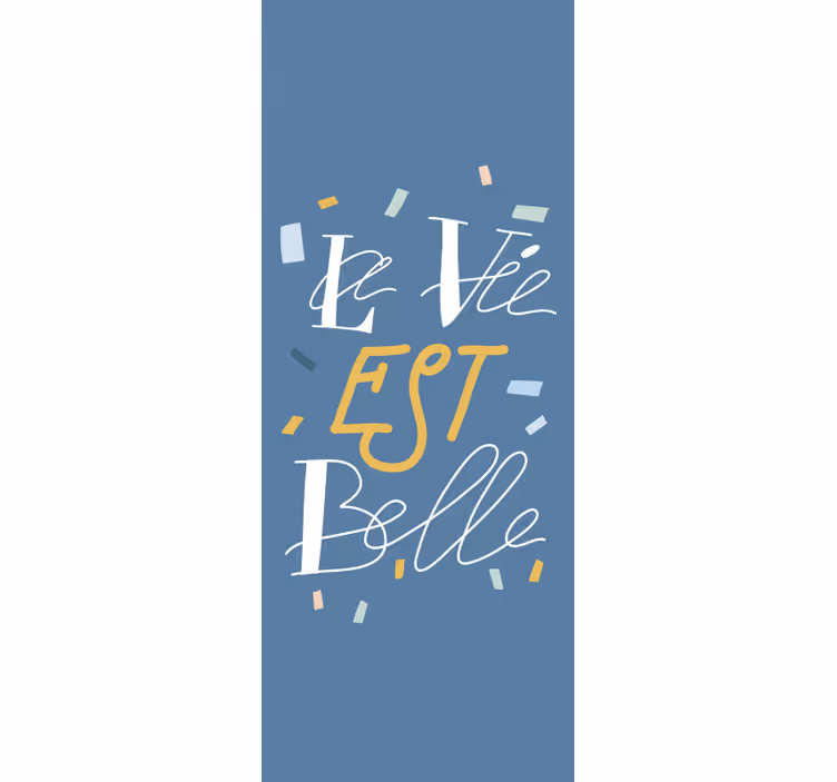 Tende a rullo Camera da letto Testo elegante - TenStickers