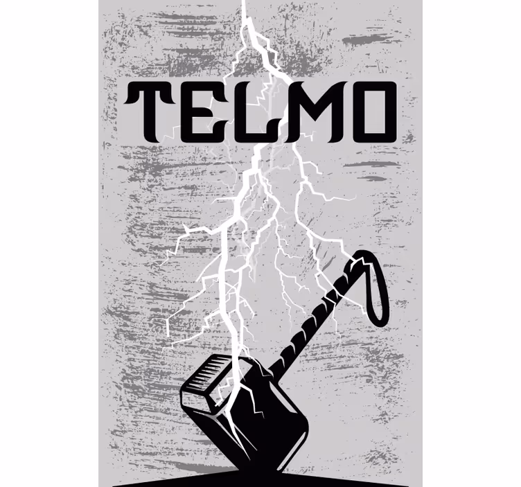 Tenda a rullo Eroe del martello - TenStickers