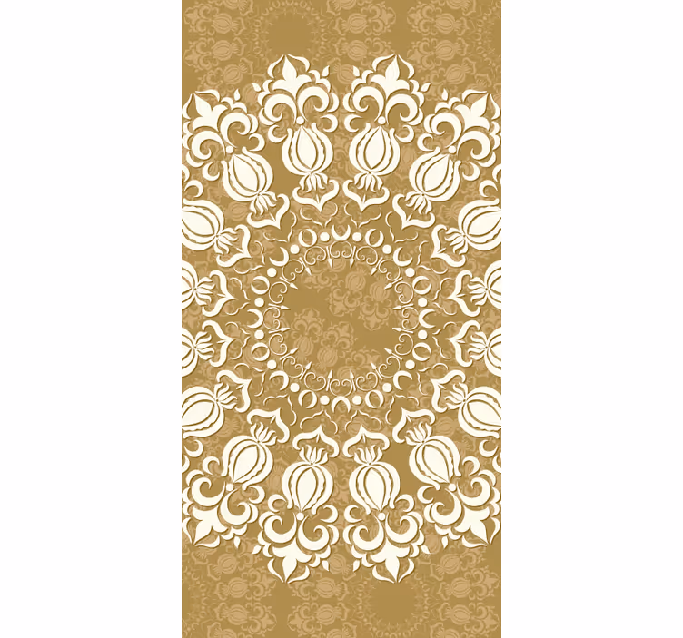 Tenda a rullo elegante design damascato ornato - TenStickers