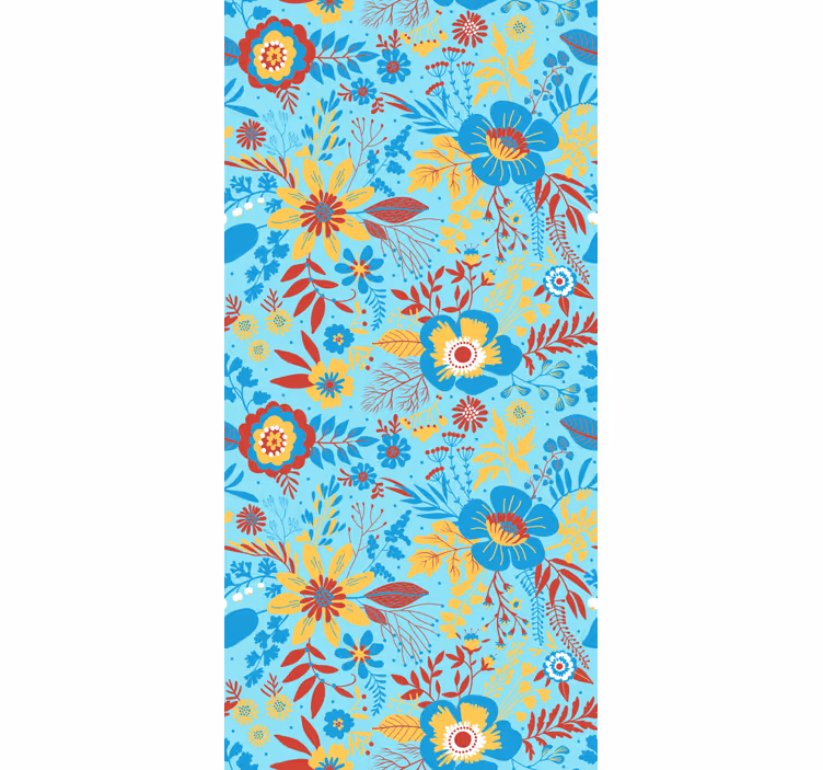 Tenda a rullo fiori esposizione di motivi botanici - TenStickers