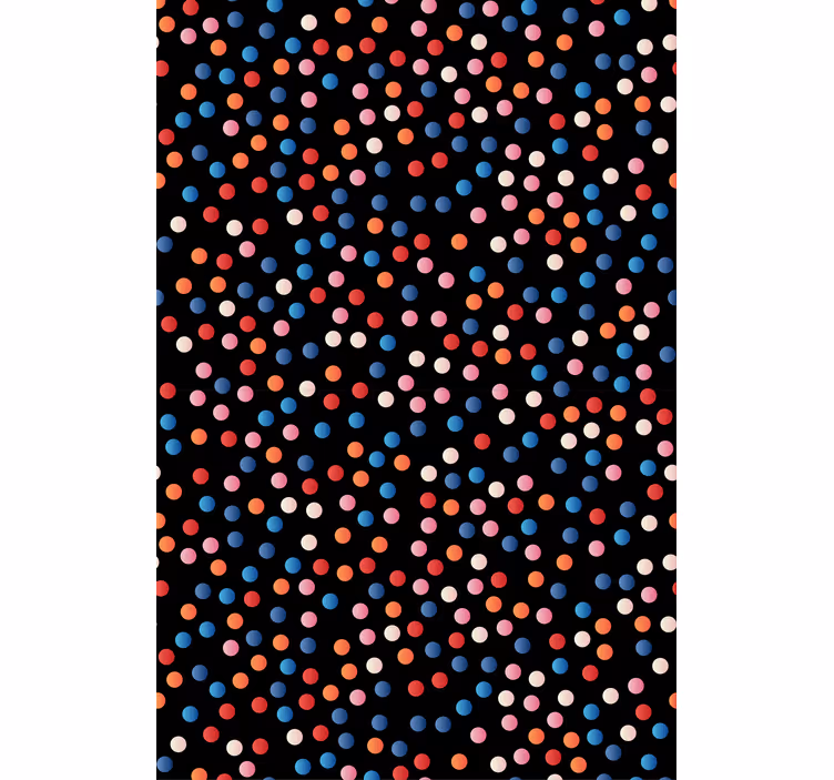 Tenda a rullo cameretta pois colorati - TenStickers