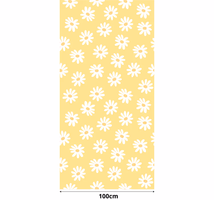 Tende a rullo moderne Fiori margherita per bambini - TenStickers