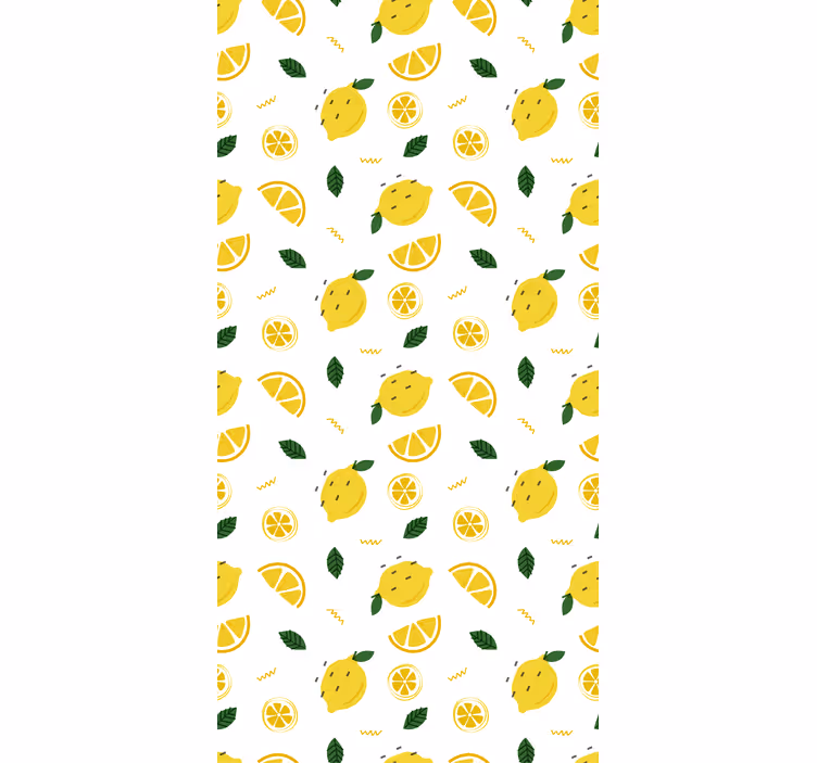 Tende a rullo frutta e verdura motivo fetta di limone - TenStickers