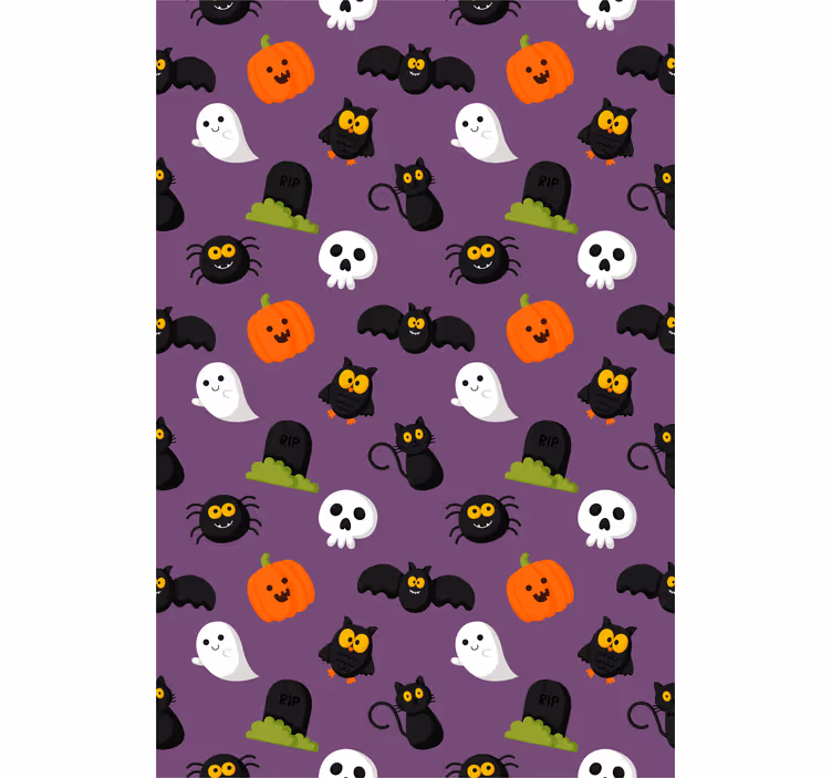 Tenda a rullo divertente personaggi a tema halloween - TenStickers