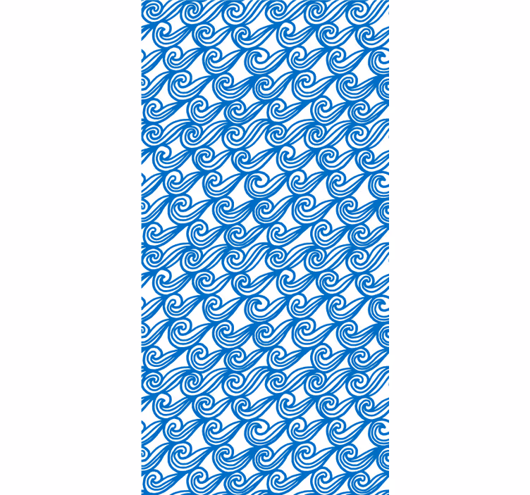 Tende a rullo motivi motivo a onde fluenti - TenStickers