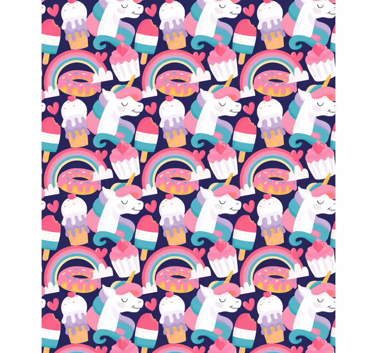 Tenda a rullo divertente modello di creatura magica - TenStickers