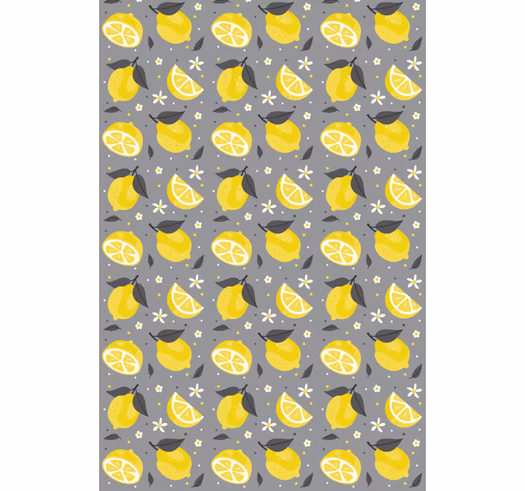 Tende a rullo frutta e verdura motivo a fetta di limone - TenStickers