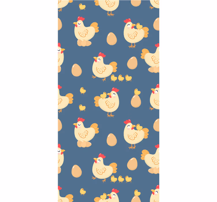 Tenda a rullo animali volatili e uova - TenStickers