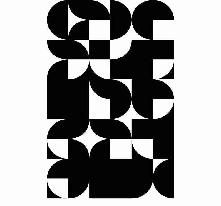 Tenda a rullo moderna disposizioni geometriche energetiche - TenStickers