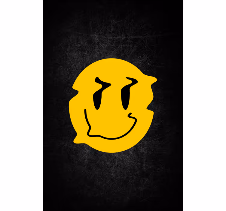 Tenda a rullo gamer disegno faccina sorridente - TenStickers