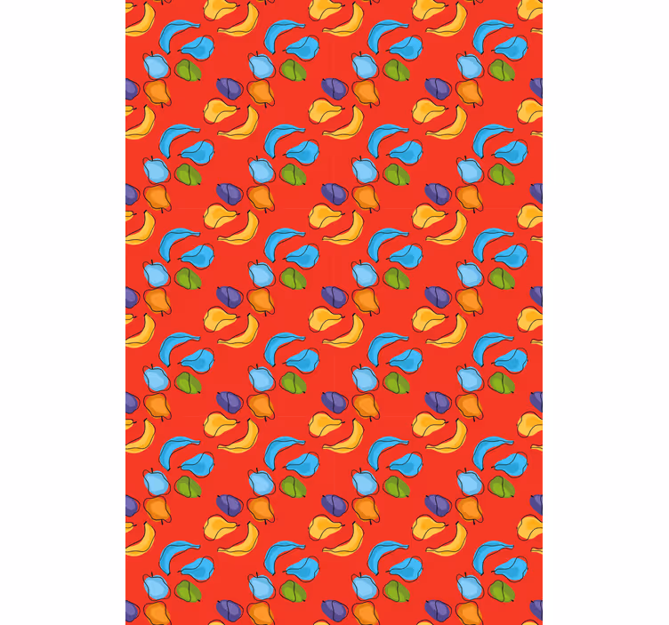 Tende a rullo frutta e verdura composizione di frutti vivaci - TenStickers